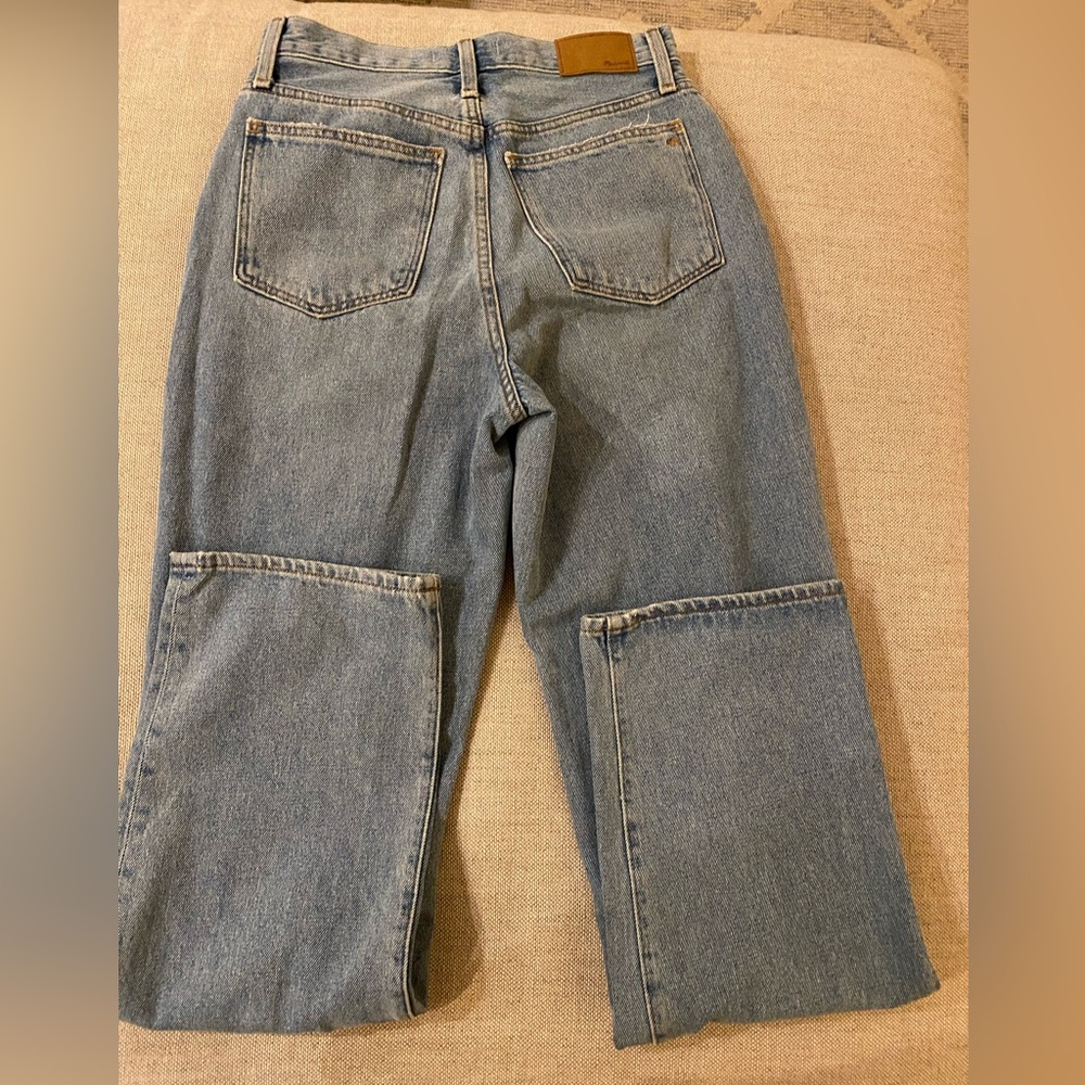 MADEWELL Baggy Straight Jeans in Earlhurst Wash: Ripped Edition nd550 - Picture 6 of 11